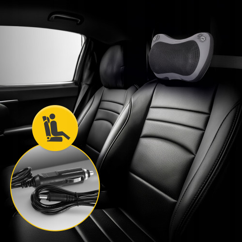 Массажная подушка  4FIZJO Shiatsu Pro+ Black - фото №9